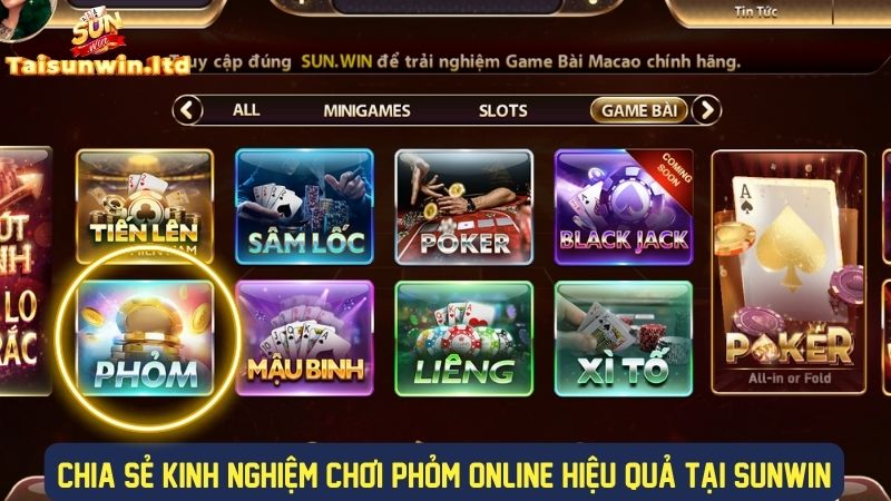 Mẹo chơi phỏm online hiệu quả