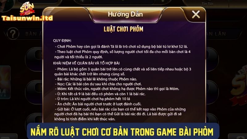 Tìm hiểu mục tiêu của trò chơi phỏm