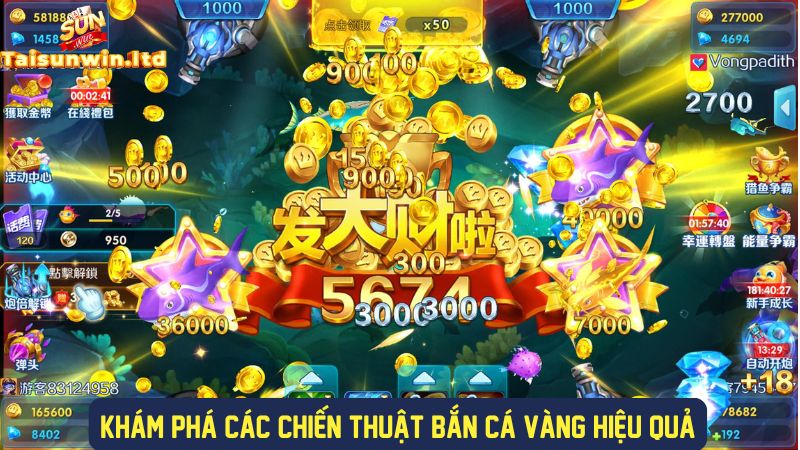 Chiến thuật bắn cá vàng cực hiệu quả