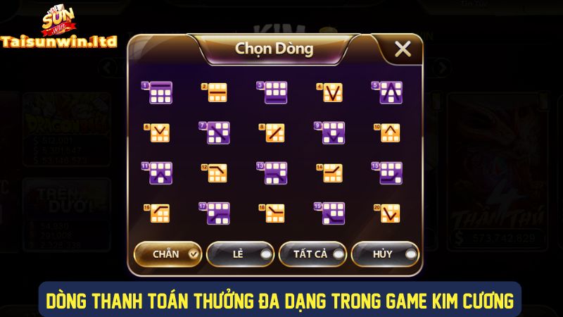 Dòng thanh toán thưởng đa dạng