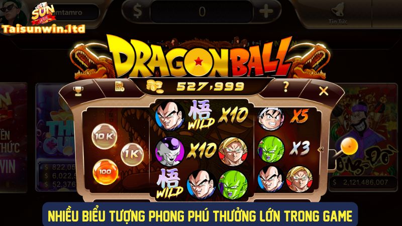 Khám phá biểu tượng trong game Dragon Ball