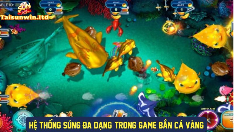 Kho vũ khí đa dạng sinh động trong game