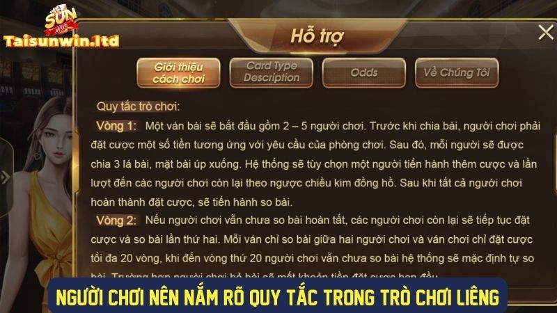 Người chơi nên nắm vững quy tắc trong game