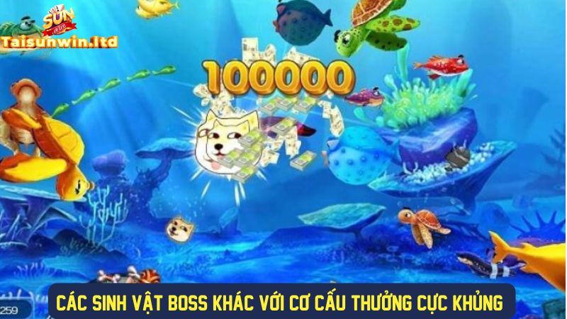 Nhiều boss bắn cá rồng với vật phẩm hot