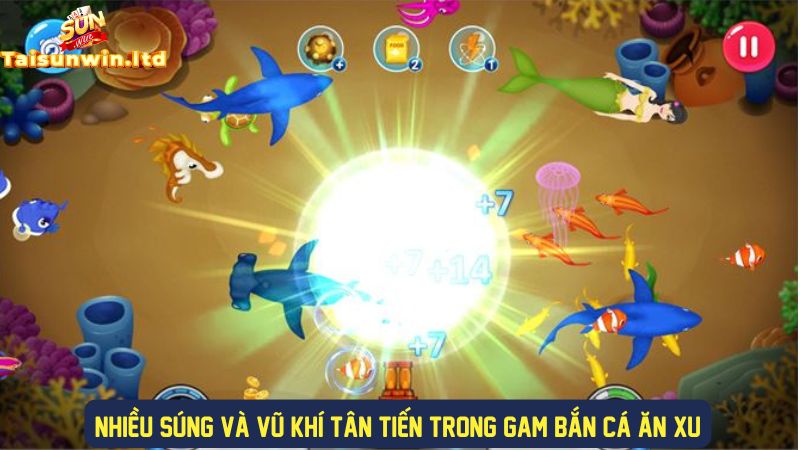 Nhiều súng và vũ khí đặc biệt trong game