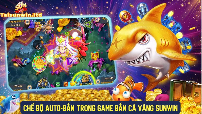 Trải nghiệm chức năng auto bắn trong game